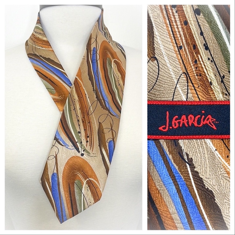 💕Stunning Jerry Garcia Mens Necktie💕